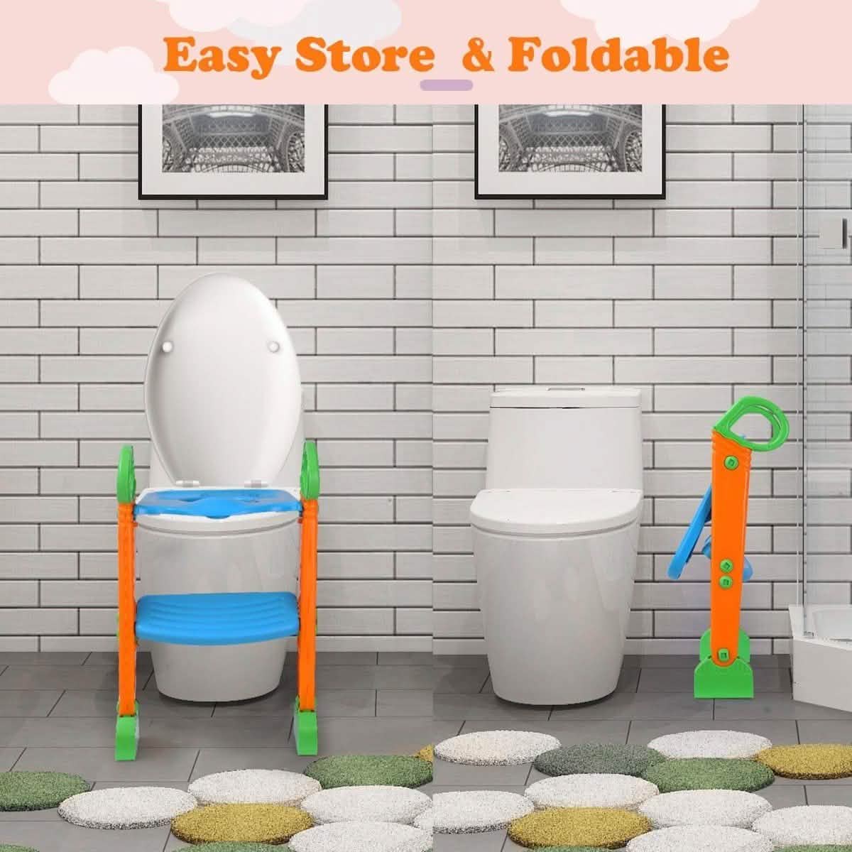 Potty Training Toilet Seat with Steps Baby Gear - Tophatter Daily Deals