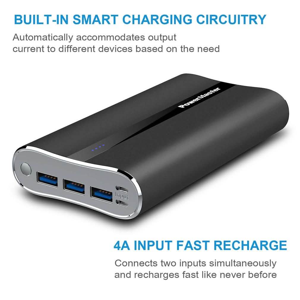 Power Master Portable Charger with USB Ports Mobile Accessories - Tophatter Daily Deals