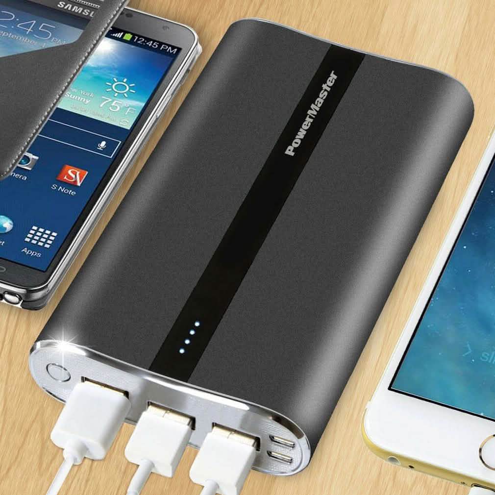 Power Master Portable Charger with USB Ports Mobile Accessories - Tophatter Daily Deals