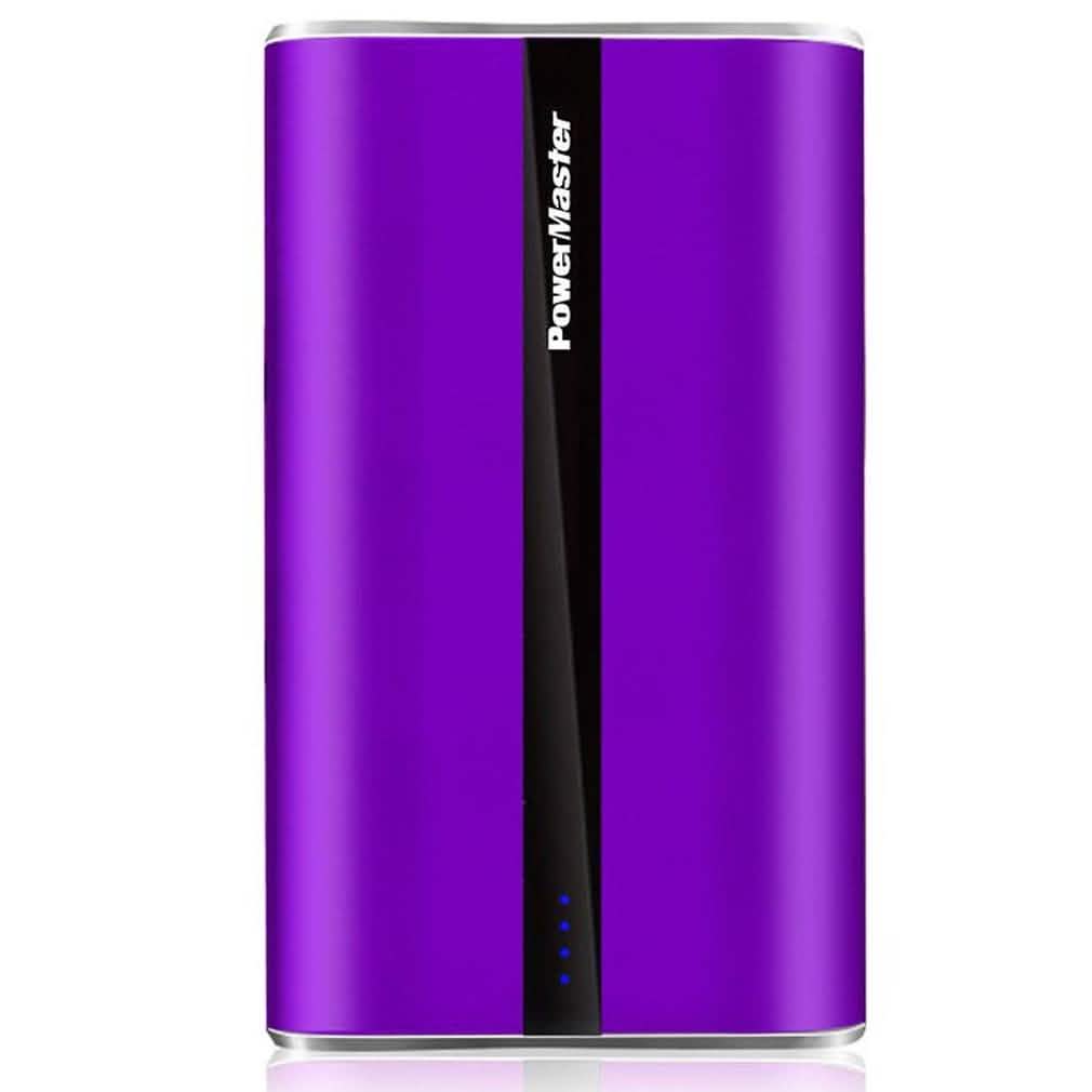 Power Master Portable Charger with USB Ports Purple Mobile Accessories - Tophatter Daily Deals