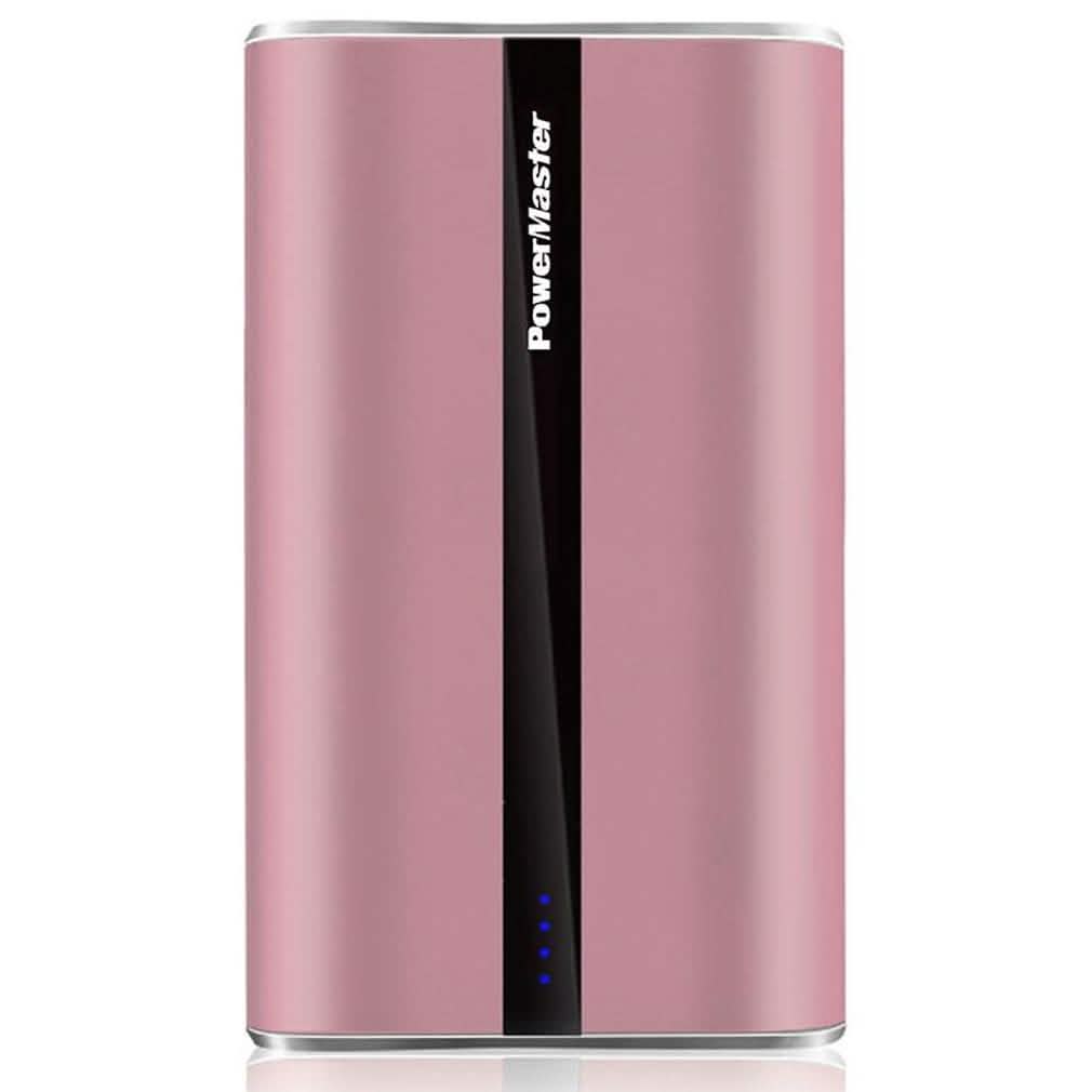 Power Master Portable Charger with USB Ports Rose Gold 20,000mAh Mobile Accessories - Tophatter Daily Deals