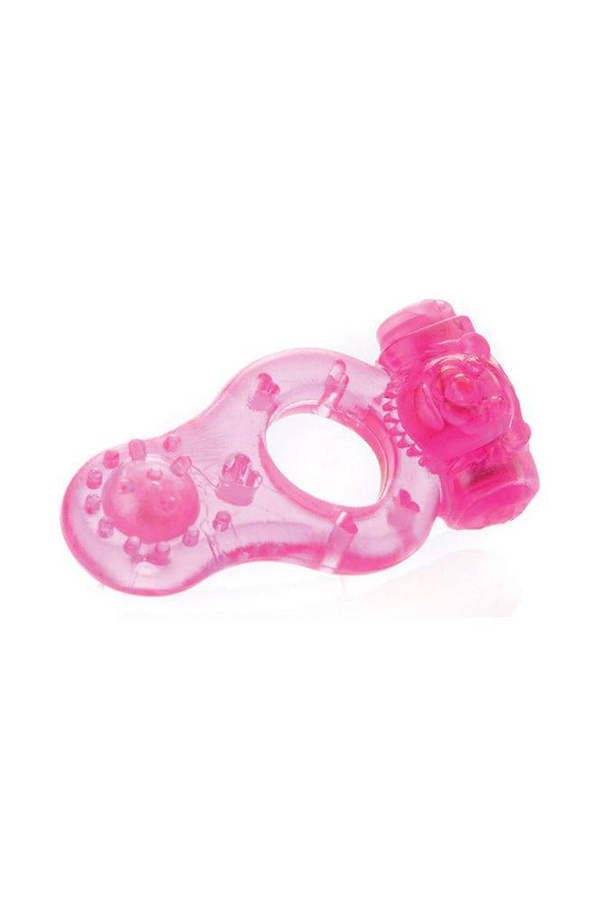 Adam & Eve - Power O Vibrating Cock Ring - Pink Sex Toy - Tophatter Daily Deals