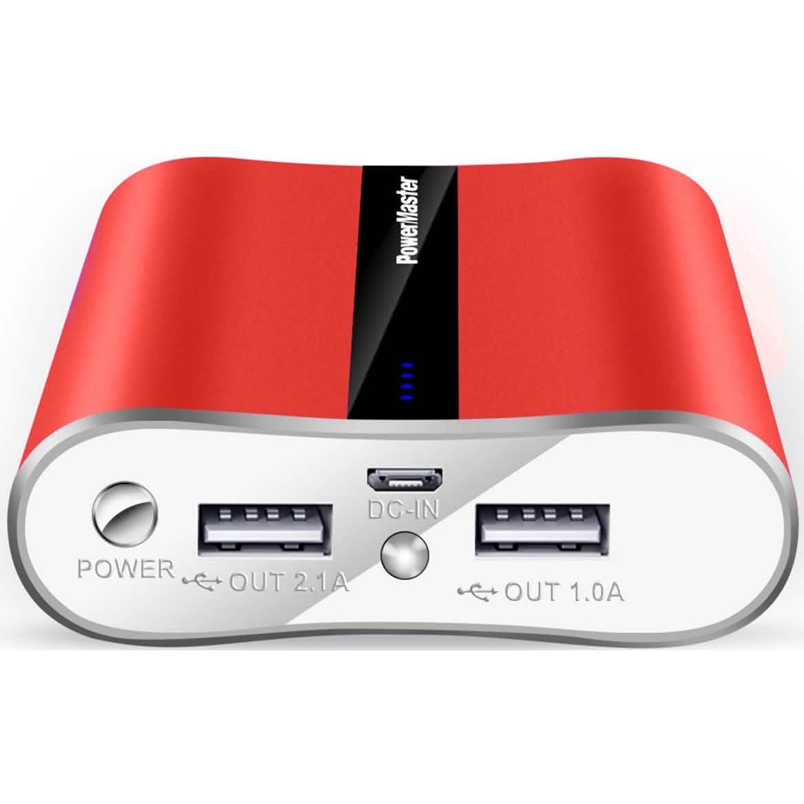 Powermaster 12000mAh Portable Charger with Dual USB Ports 3.1A Output Mobile Accessories - Tophatter Daily Deals