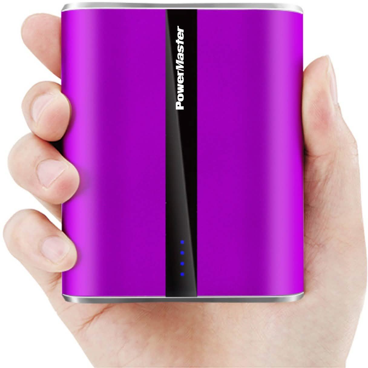 Powermaster 12000mAh Portable Charger with Dual USB Ports 3.1A Output Mobile Accessories - Tophatter Daily Deals