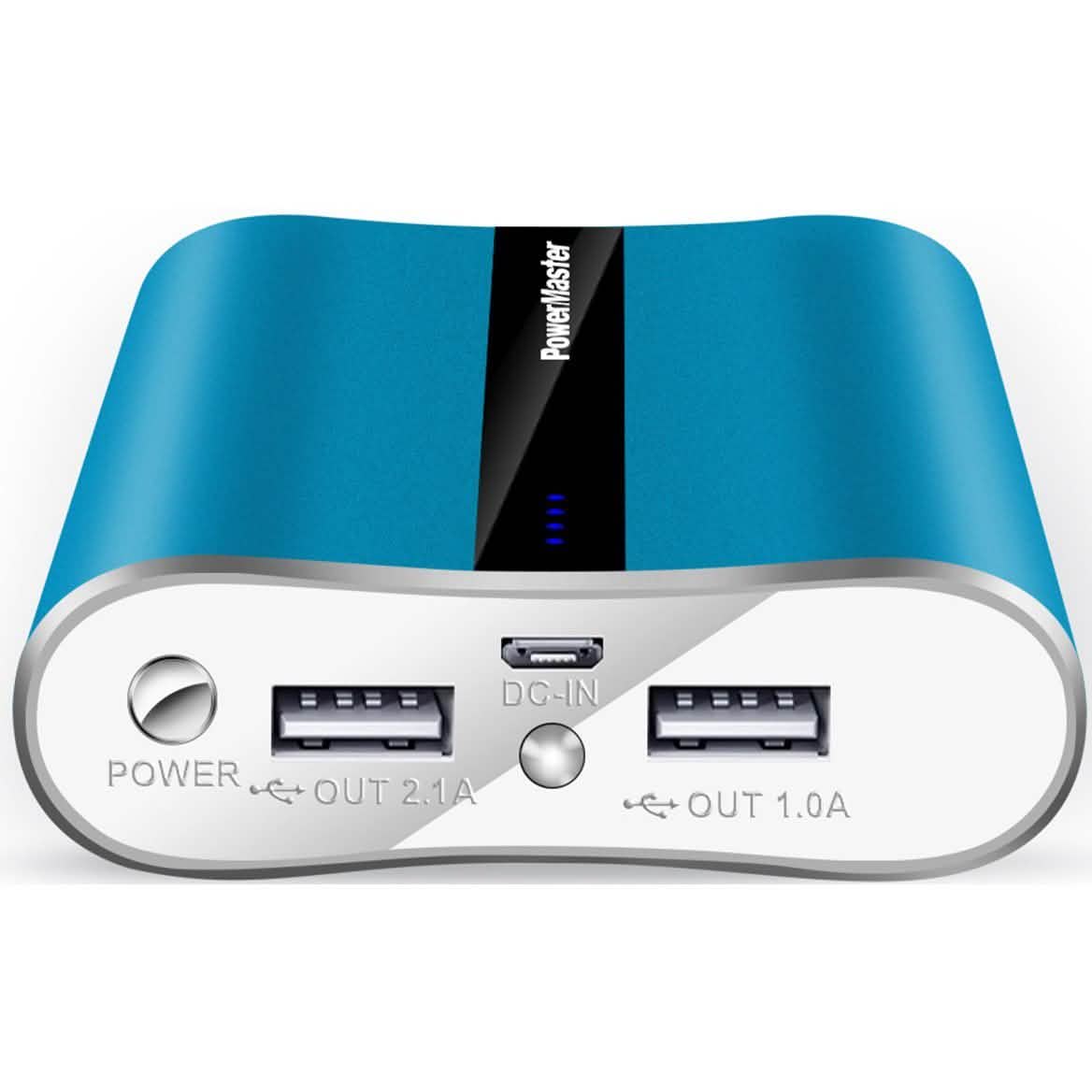 Powermaster 12000mAh Portable Charger with Dual USB Ports 3.1A Output Mobile Accessories - Tophatter Daily Deals