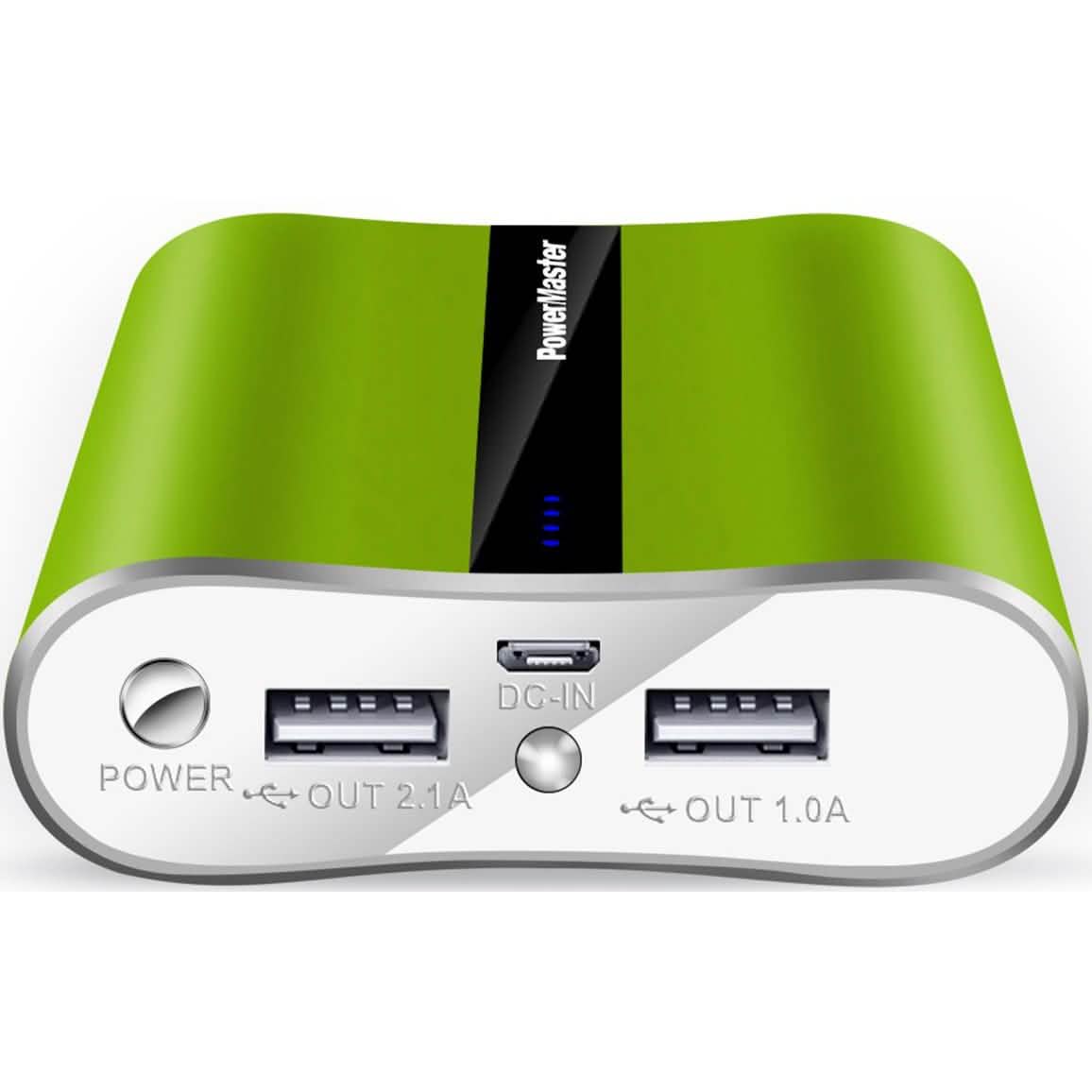 Powermaster 12000mAh Portable Charger with Dual USB Ports 3.1A Output Mobile Accessories - Tophatter Daily Deals