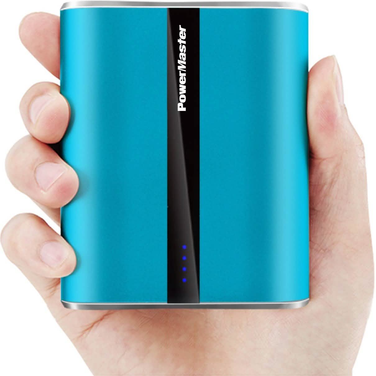 Powermaster 12000mAh Portable Charger with Dual USB Ports 3.1A Output Mobile Accessories - Tophatter Daily Deals