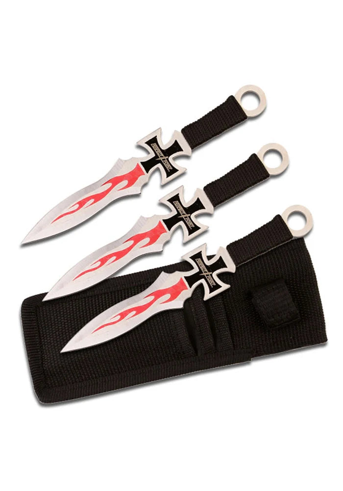 PERFECT POINT THROWING KNIFE SET 7" OVERALL - Tophatter Daily Deals
