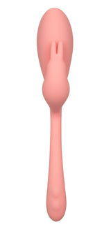 Elle Liquid Silicone Bunny Vibrator in Soft Pink with 10 Vibration Functions and Flexible Body > Vibrators > Ladies > Rabbit - Tophatter Daily Deals