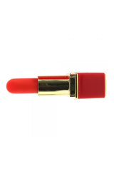 Cousins Group - Pink Pussycat - Rechargeable Lipstick Vibrator - Red/Gold Sex Toy - Tophatter Daily Deals