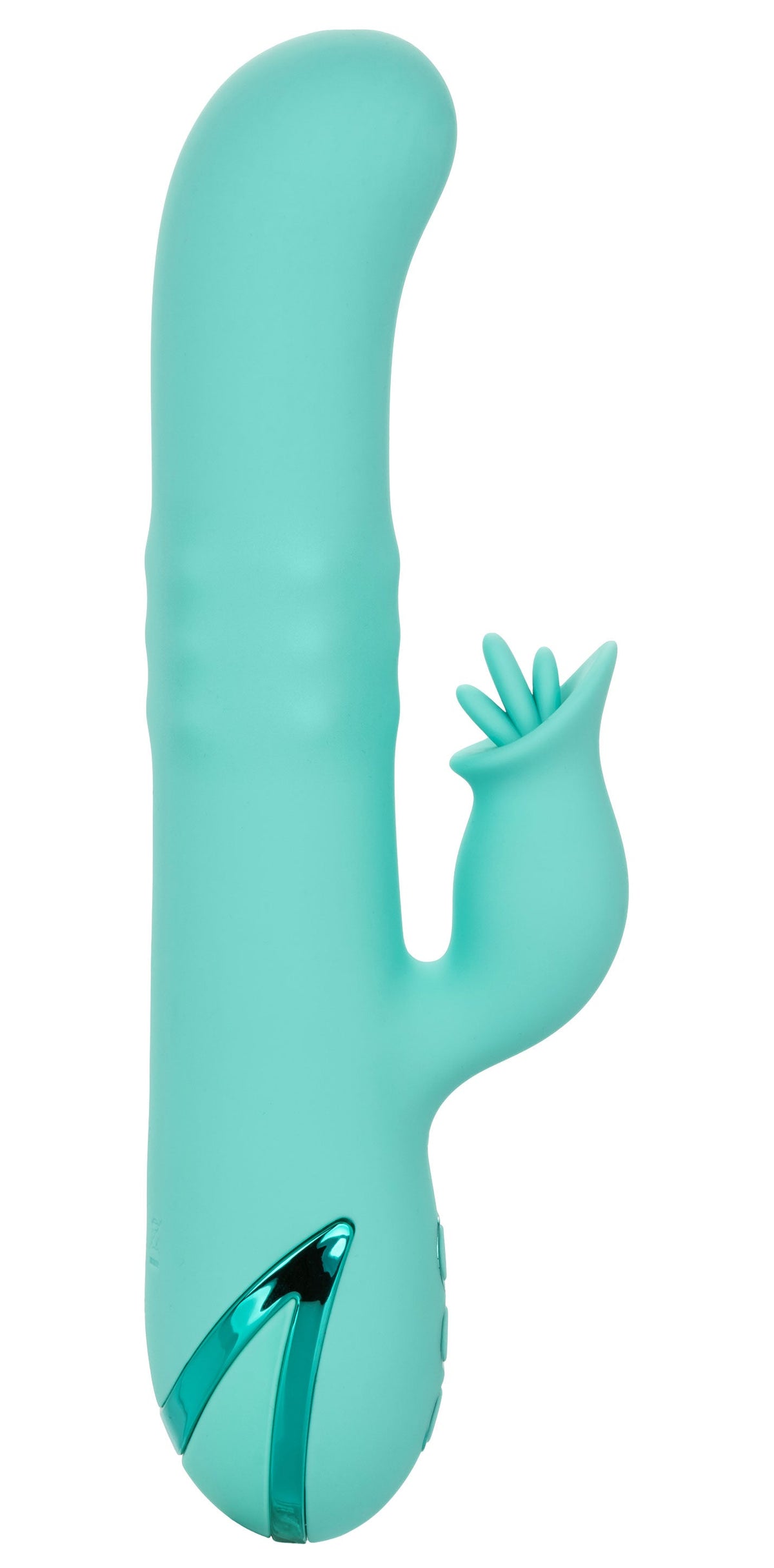 California Dreaming Bel Air Bombshell Silicone Vibrator in Aqua Blue with Triple Motors and 10 Vibration Functions > Vibrators > Ladies > Rabbit - Tophatter Daily Deals