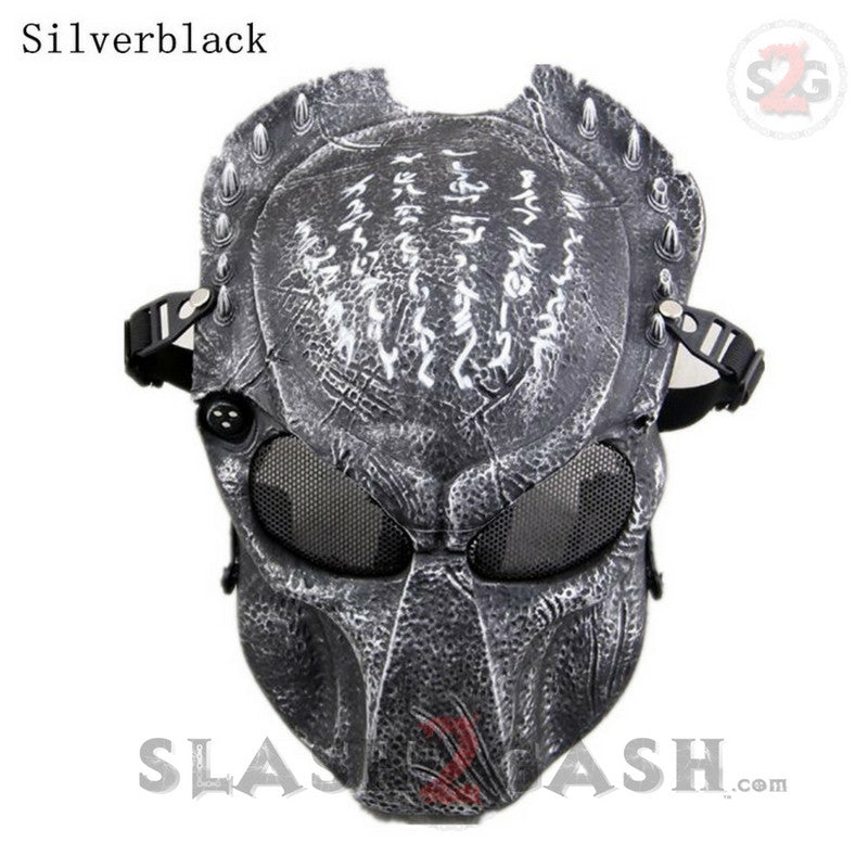 Alien Vs Predator AVP Airsoft Face Mask Tactical Full Face Protection Slv Face Mask - Tophatter Daily Deals