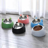 Premium Stainless Steel Cat & Dog Bowls - Non Slip Base for Food & Water Pet Supplies - Tophatter Daily Deals