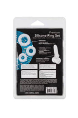 Cal Exotics - Premium Silicone Cock Ring Set - 3-Pack Sex Toy - Tophatter Daily Deals