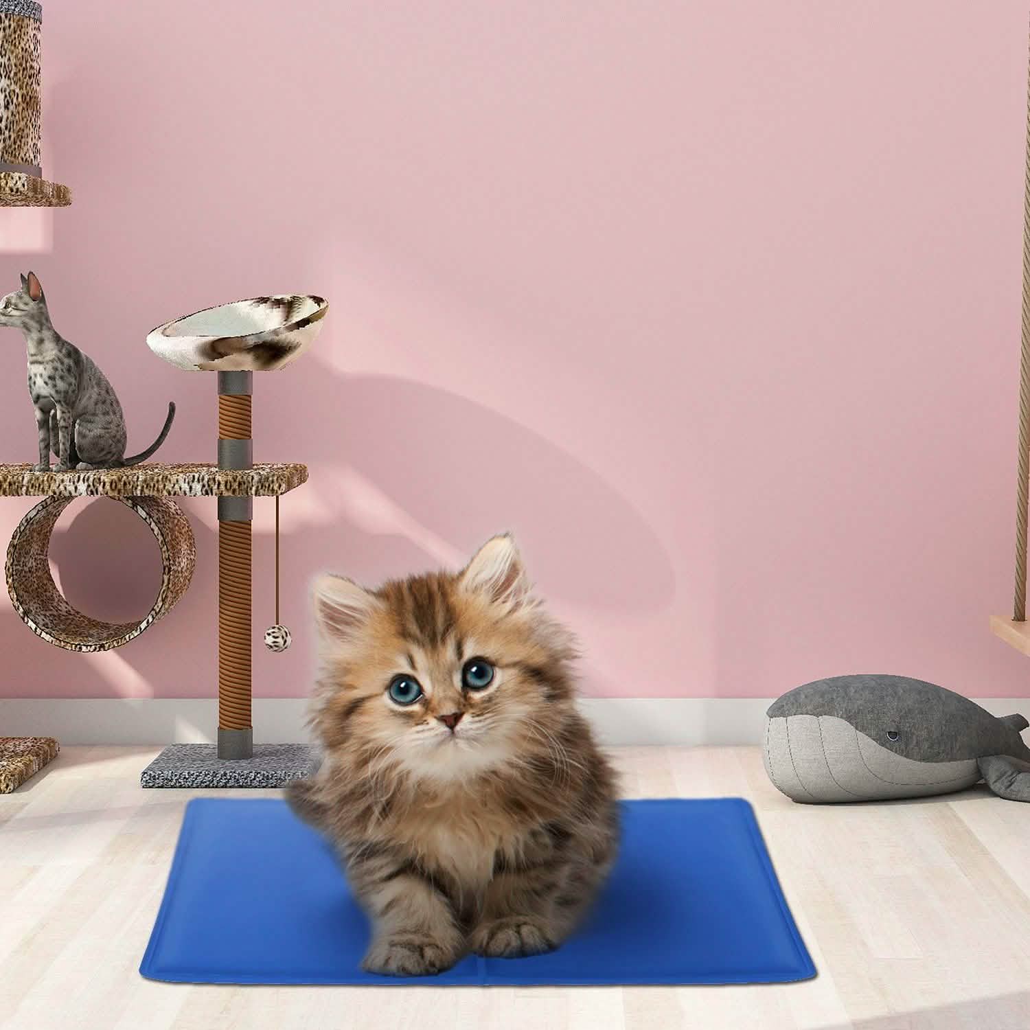 Pressure Activated Pet Gel Self Cooling Mat Pad Pet Supplies - Tophatter Daily Deals