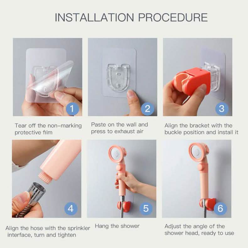 Pressurized Rain Shower Set Bath - Tophatter Daily Deals
