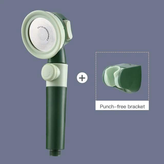 Pressurized Rain Shower Set Green Set 2 Bath - Tophatter Daily Deals