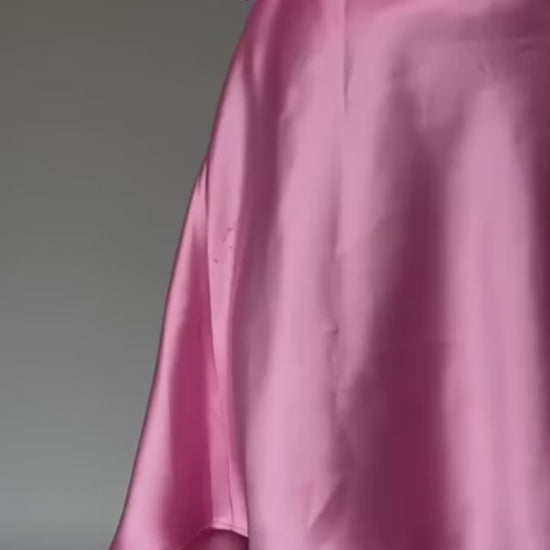 Lilith Satin Dress, Pink Satin Dresses, Pink Satin & Silky Dresses
