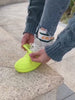 Waterproof Reusable Shoe Covers - Latex Material, Multiple Colors, Durable Protection for Outdoor Use Tophatter Shopping