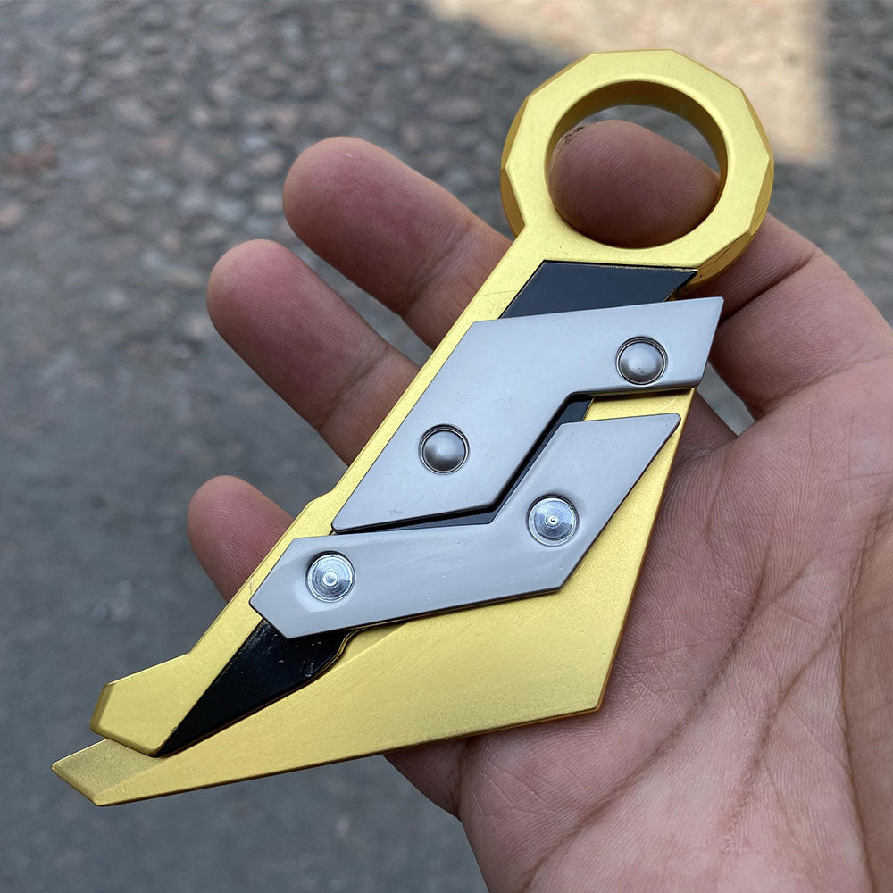 Metal Prime 2.0 Karambit Blunt Blade Trainer Cosplay Prop Game Replica - Tophatter Daily Deals