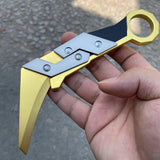 Metal Prime 2.0 Karambit Blunt Blade Trainer Cosplay Prop Game Replica - Tophatter Daily Deals
