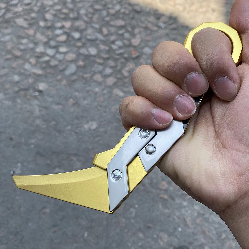 Metal Prime 2.0 Karambit Blunt Blade Trainer Cosplay Prop Game Replica - Tophatter Daily Deals