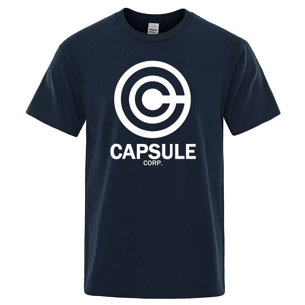 Print Capsule Corp T Shirt Tee - Tophatter Daily Deals