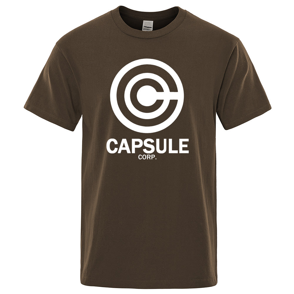 Print Capsule Corp T Shirt Tee - Tophatter Daily Deals
