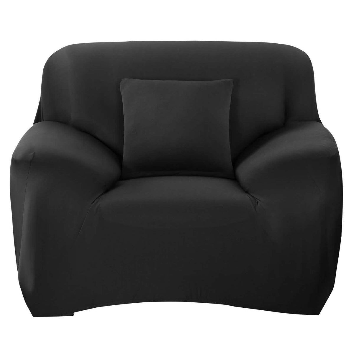 Printed Stretch Sofa Cover Chair Black Furniture & Decor - Tophatter Daily Deals