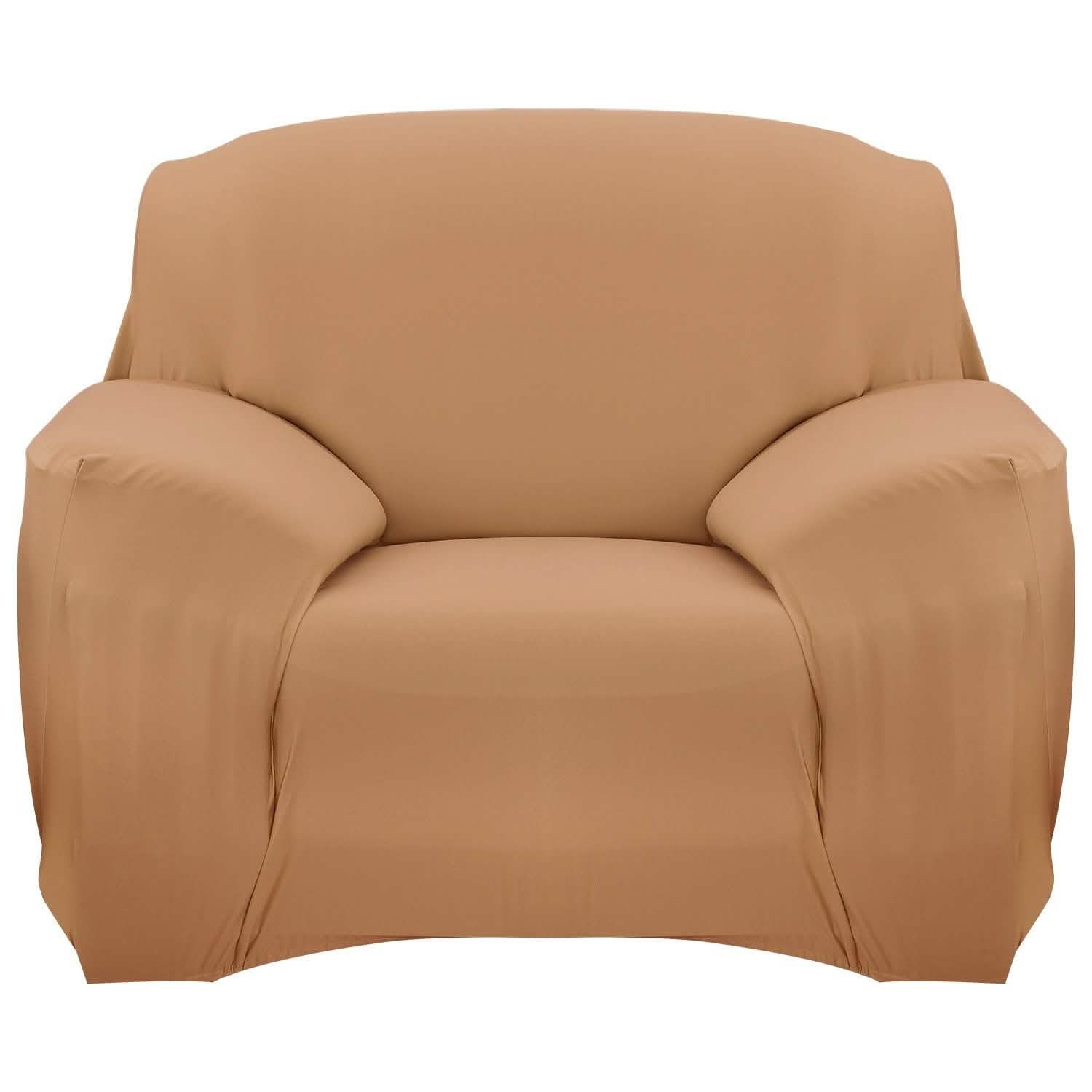 Printed Stretch Sofa Cover Chair Camel Furniture & Decor - Tophatter Daily Deals