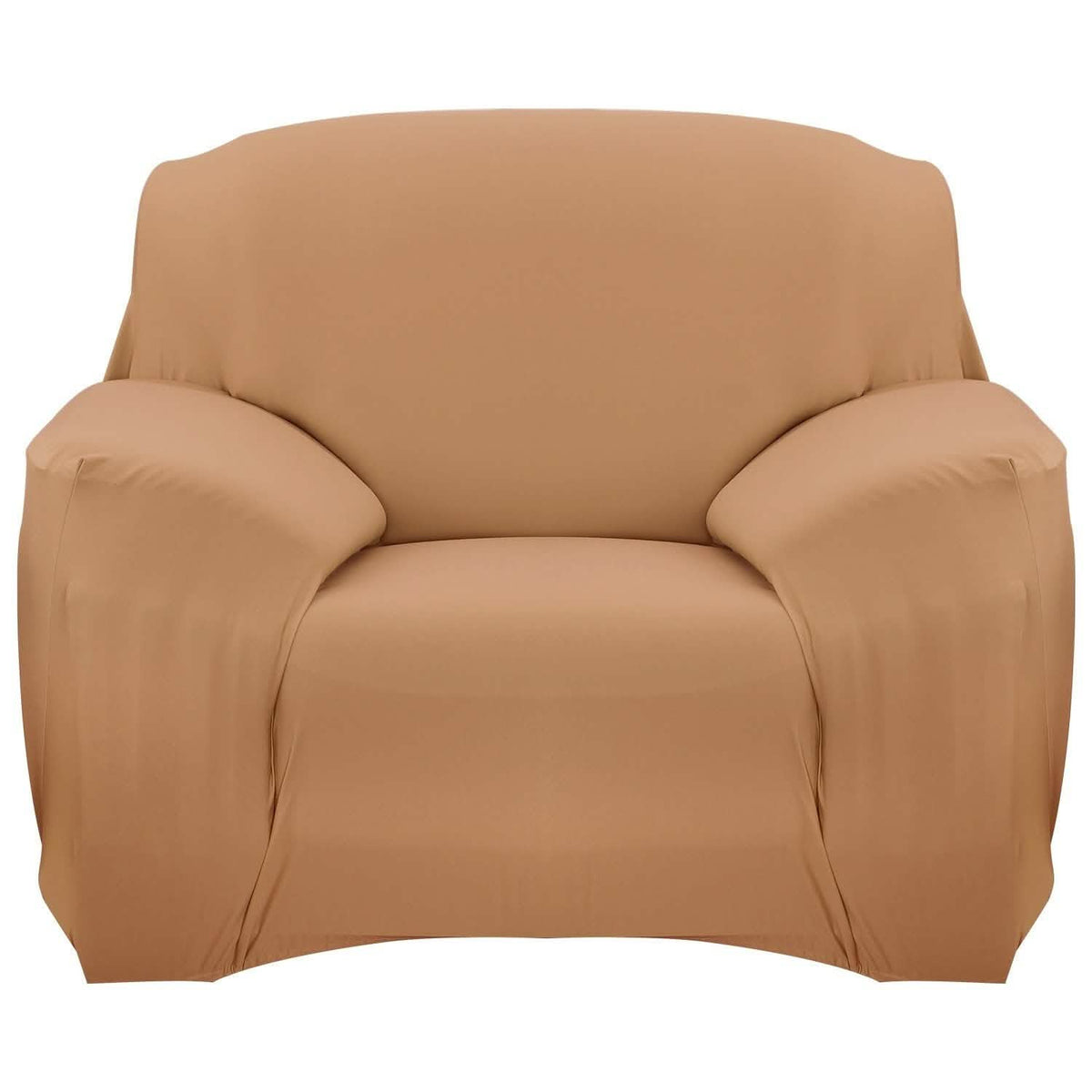 Printed Stretch Sofa Cover Chair Camel Furniture & Decor - Tophatter Daily Deals