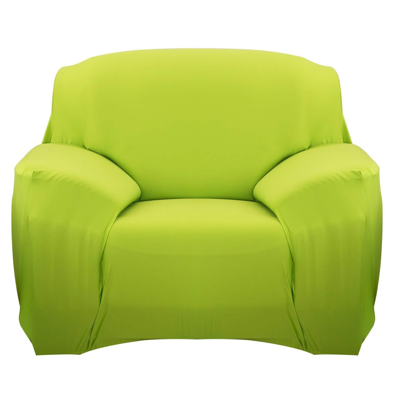 Printed Stretch Sofa Cover Chair Green Furniture & Decor - Tophatter Daily Deals