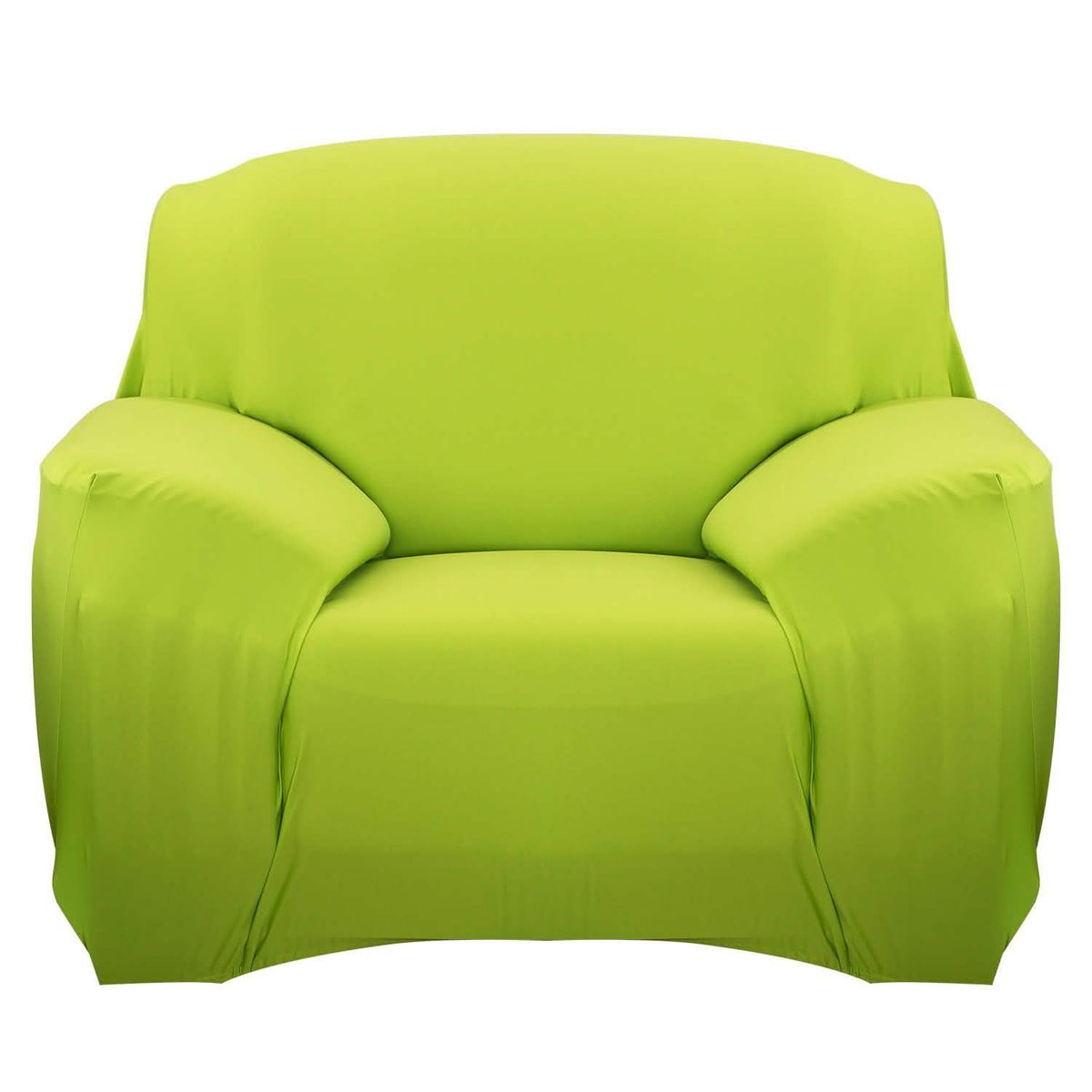 Printed Stretch Sofa Cover Chair Green Furniture & Decor - Tophatter Daily Deals