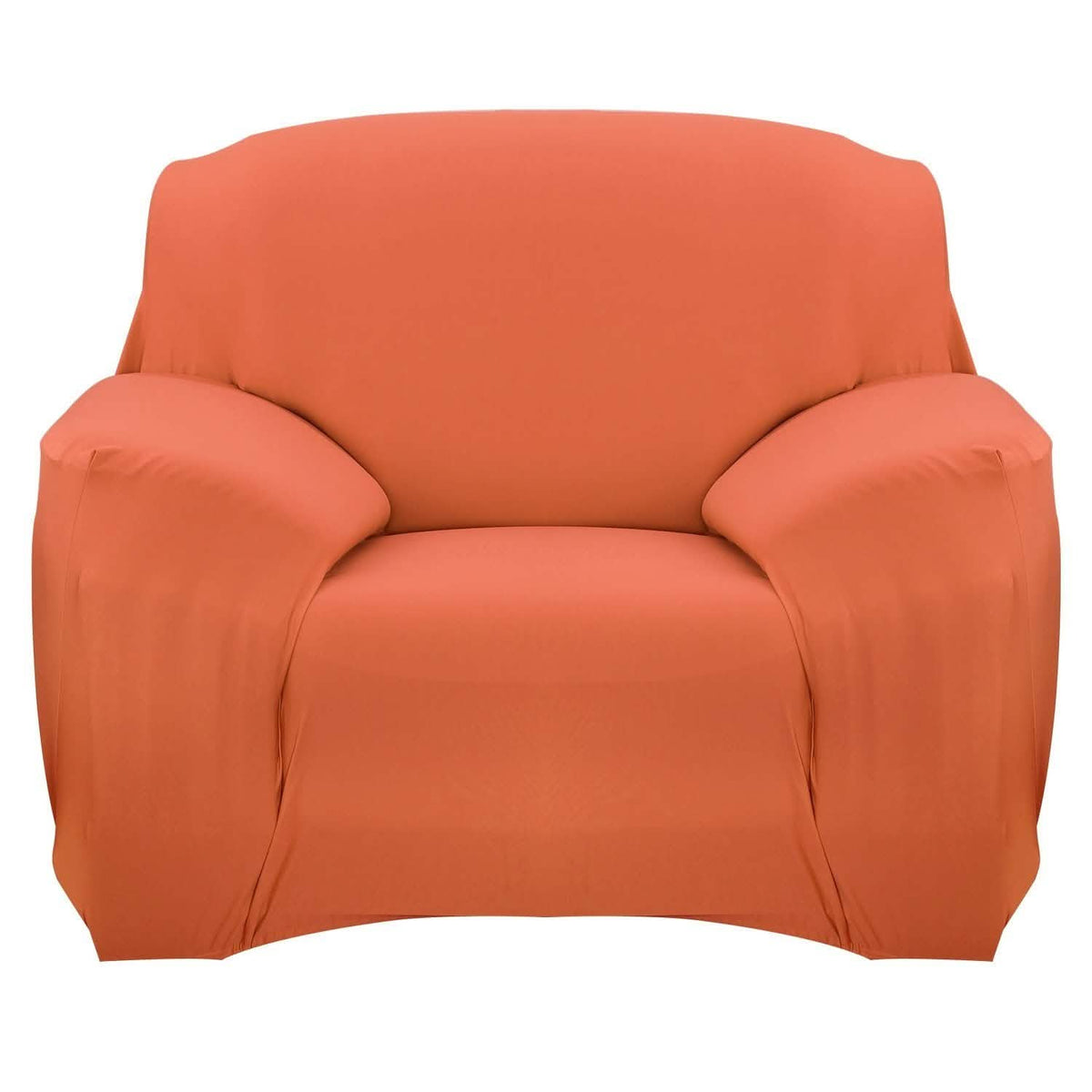 Printed Stretch Sofa Cover Chair Orange Furniture & Decor - Tophatter Daily Deals