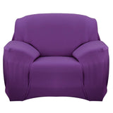 Printed Stretch Sofa Cover Chair Purple Furniture & Decor - Tophatter Daily Deals