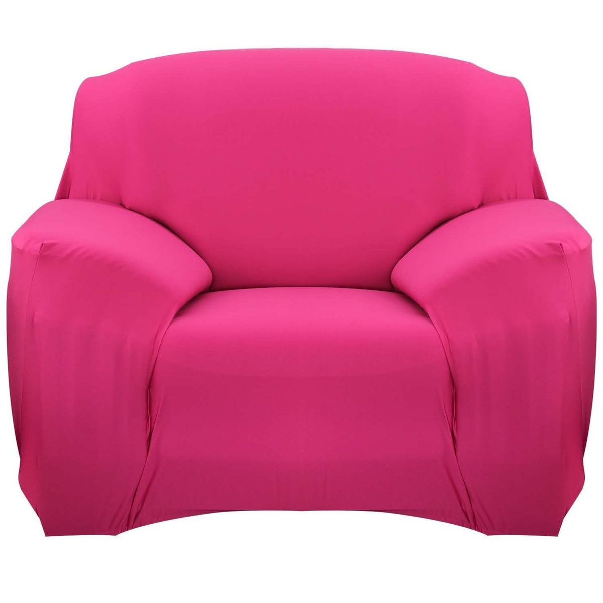 Printed Stretch Sofa Cover Chair Rose Red Furniture & Decor - Tophatter Daily Deals