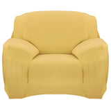 Printed Stretch Sofa Cover Chair Yellow Furniture & Decor - Tophatter Daily Deals