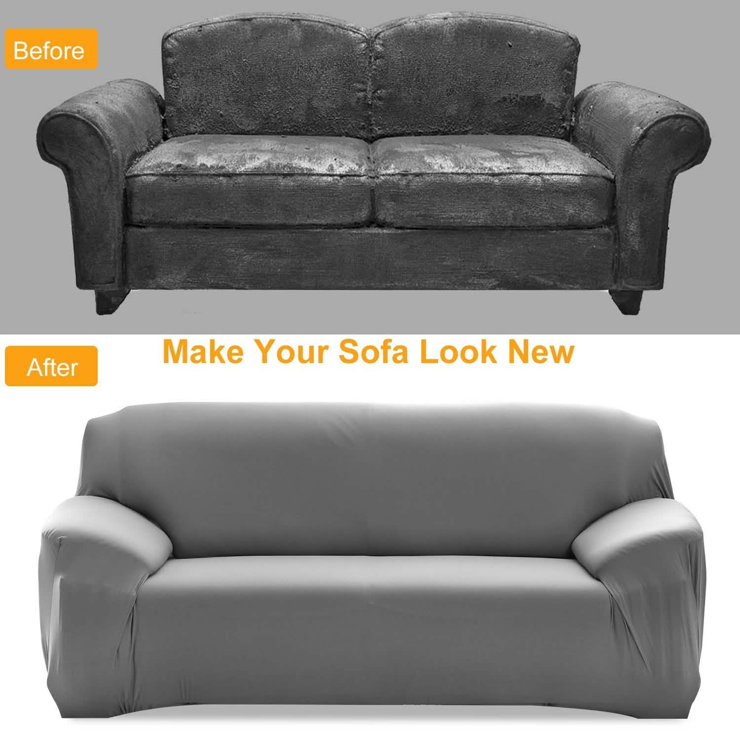 Printed Stretch Sofa Cover Furniture & Decor - Tophatter Daily Deals