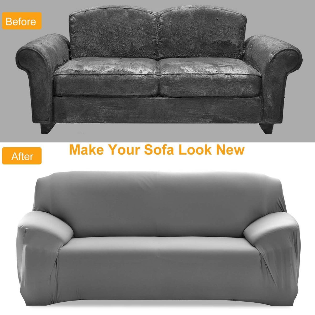 Printed Stretch Sofa Cover Furniture & Decor - Tophatter Daily Deals