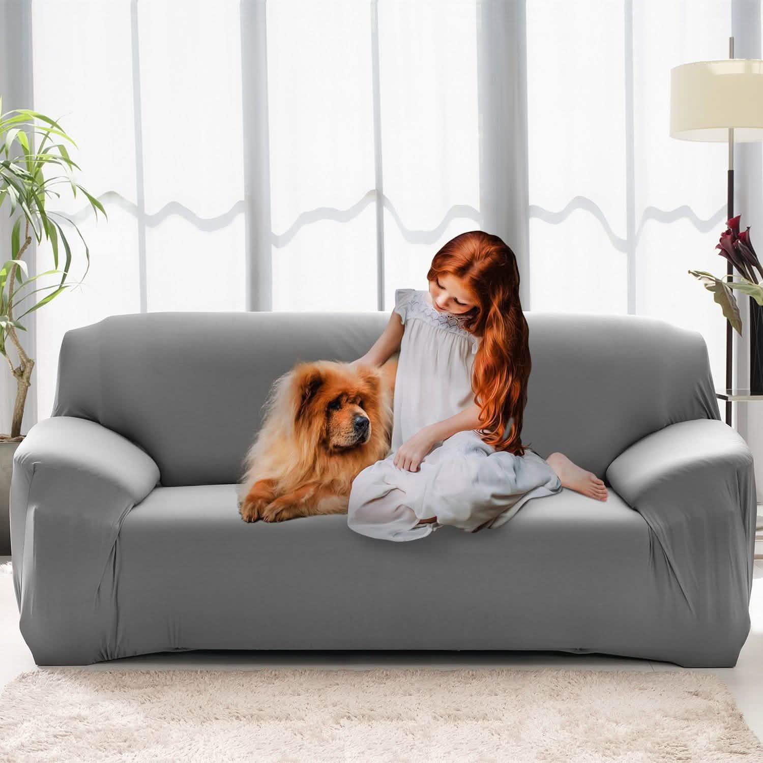 Printed Stretch Sofa Cover Furniture & Decor - Tophatter Daily Deals