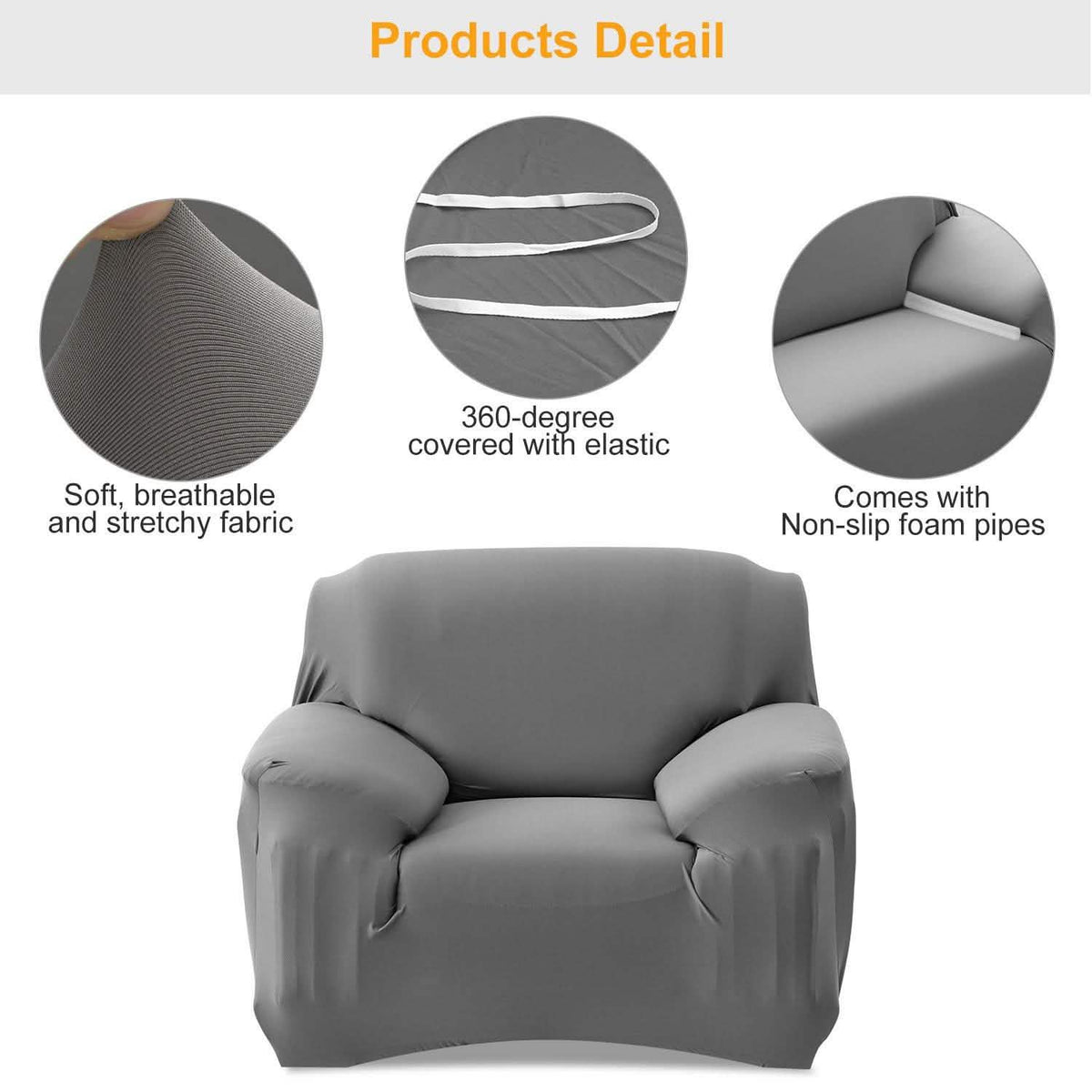 Printed Stretch Sofa Cover Furniture & Decor - Tophatter Daily Deals