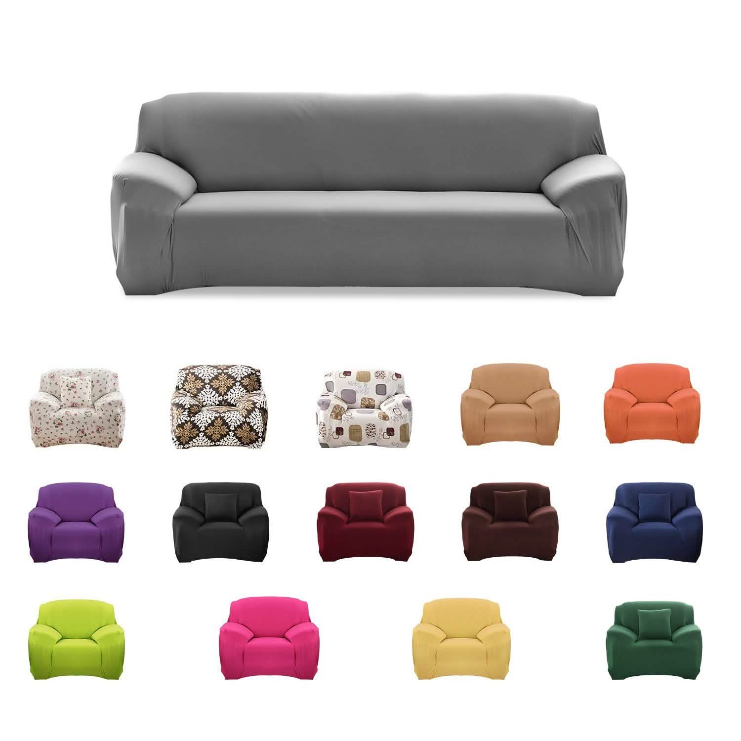 Printed Stretch Sofa Cover Furniture & Decor - Tophatter Daily Deals