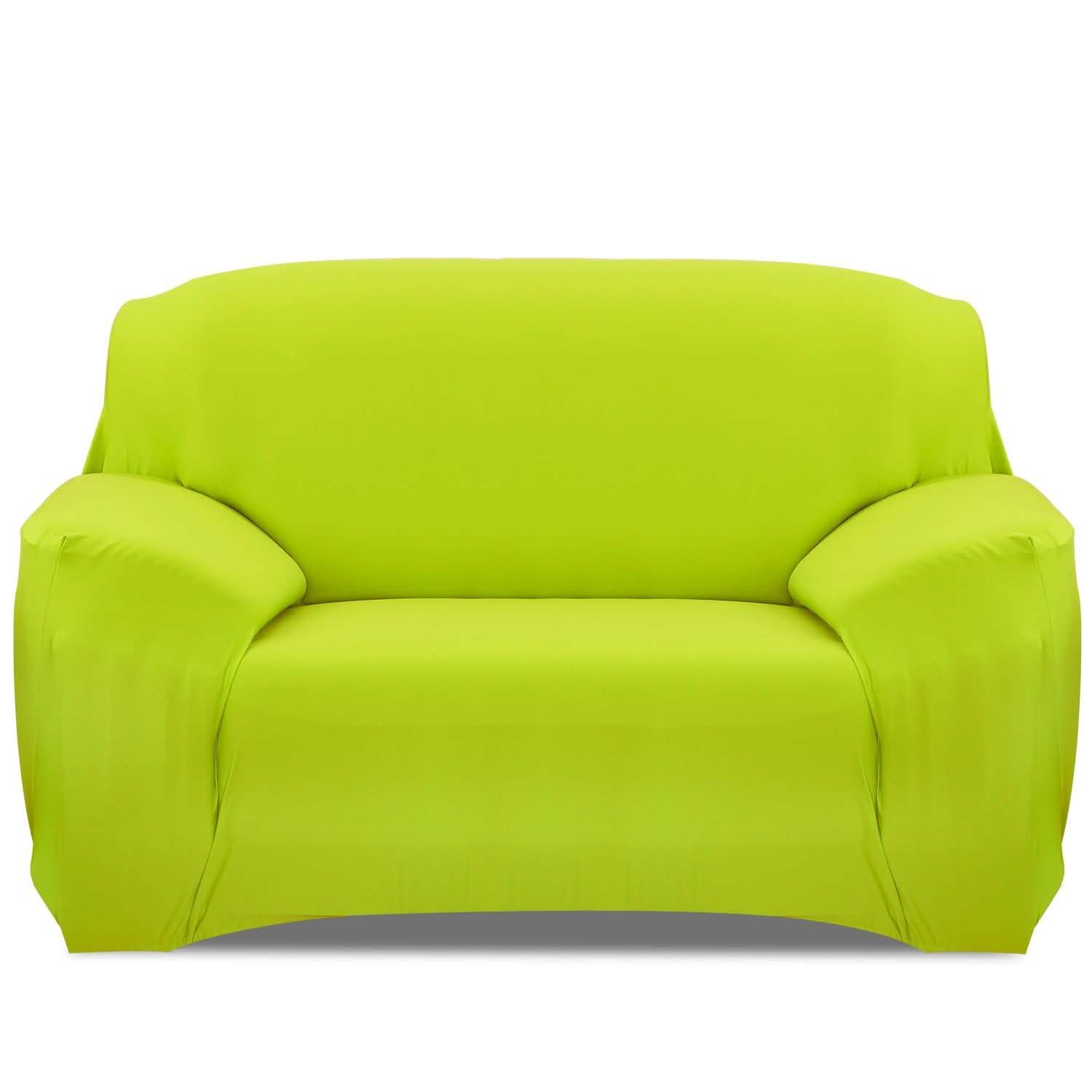 Printed Stretch Sofa Cover Loveseat Green Furniture & Decor - Tophatter Daily Deals