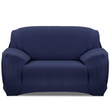 Printed Stretch Sofa Cover Loveseat Navy Blue Furniture & Decor - Tophatter Daily Deals