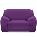 Printed Stretch Sofa Cover Loveseat Purple Furniture & Decor - Tophatter Daily Deals