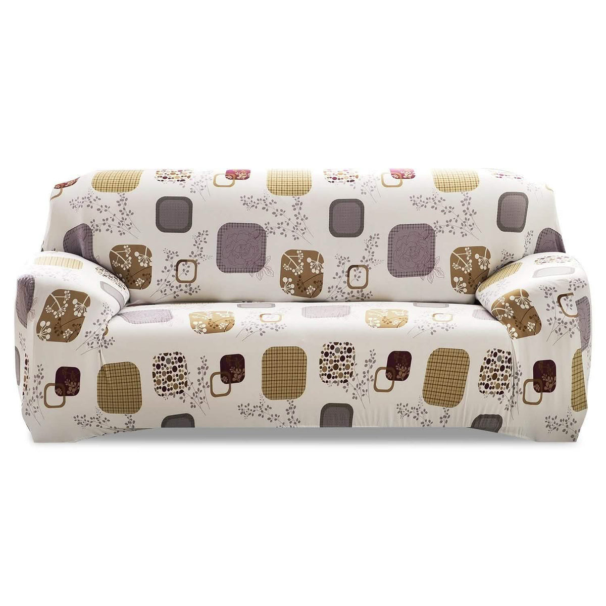 Printed Stretch Sofa Cover Sofa Blocks Furniture & Decor - Tophatter Daily Deals