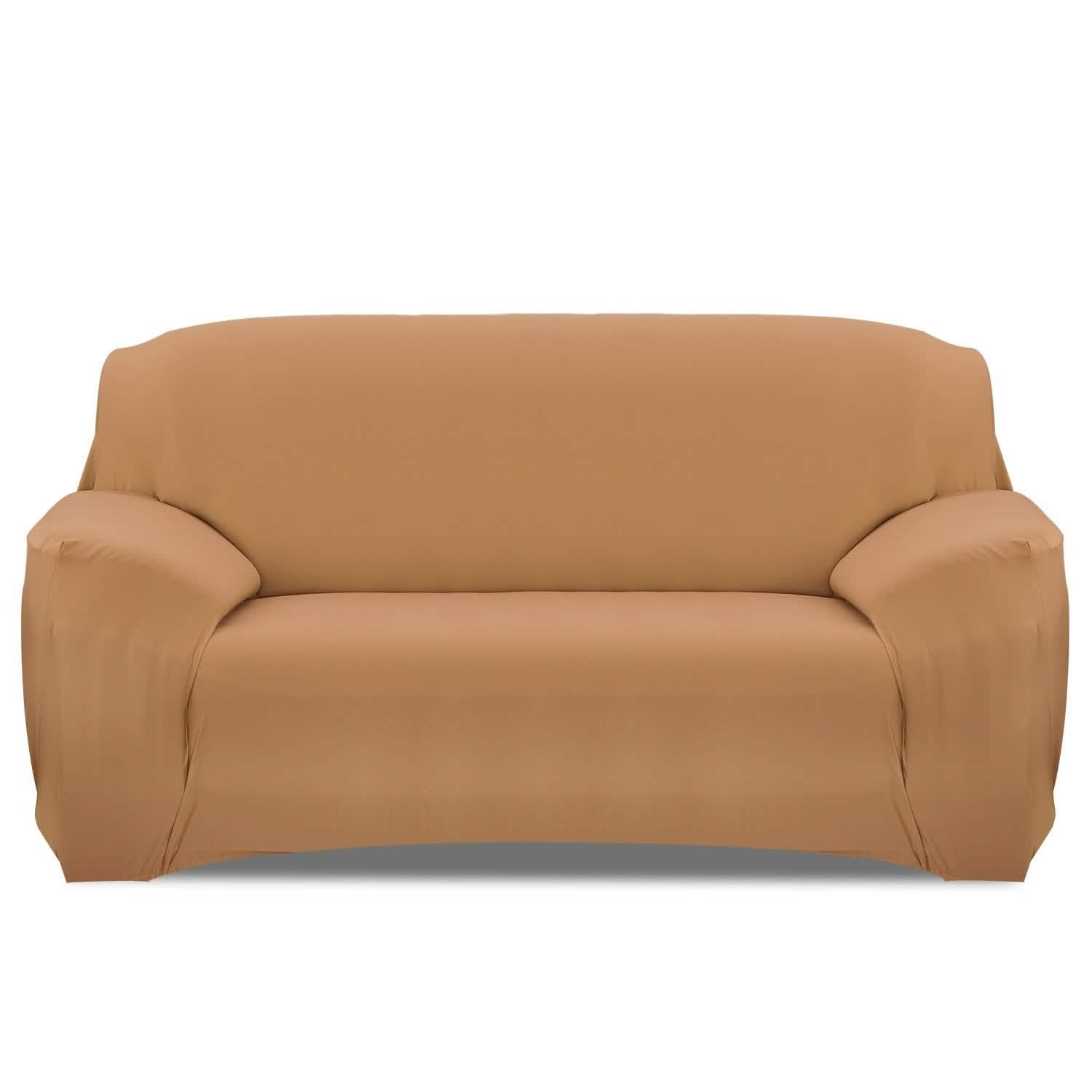 Printed Stretch Sofa Cover Sofa Camel Furniture & Decor - Tophatter Daily Deals