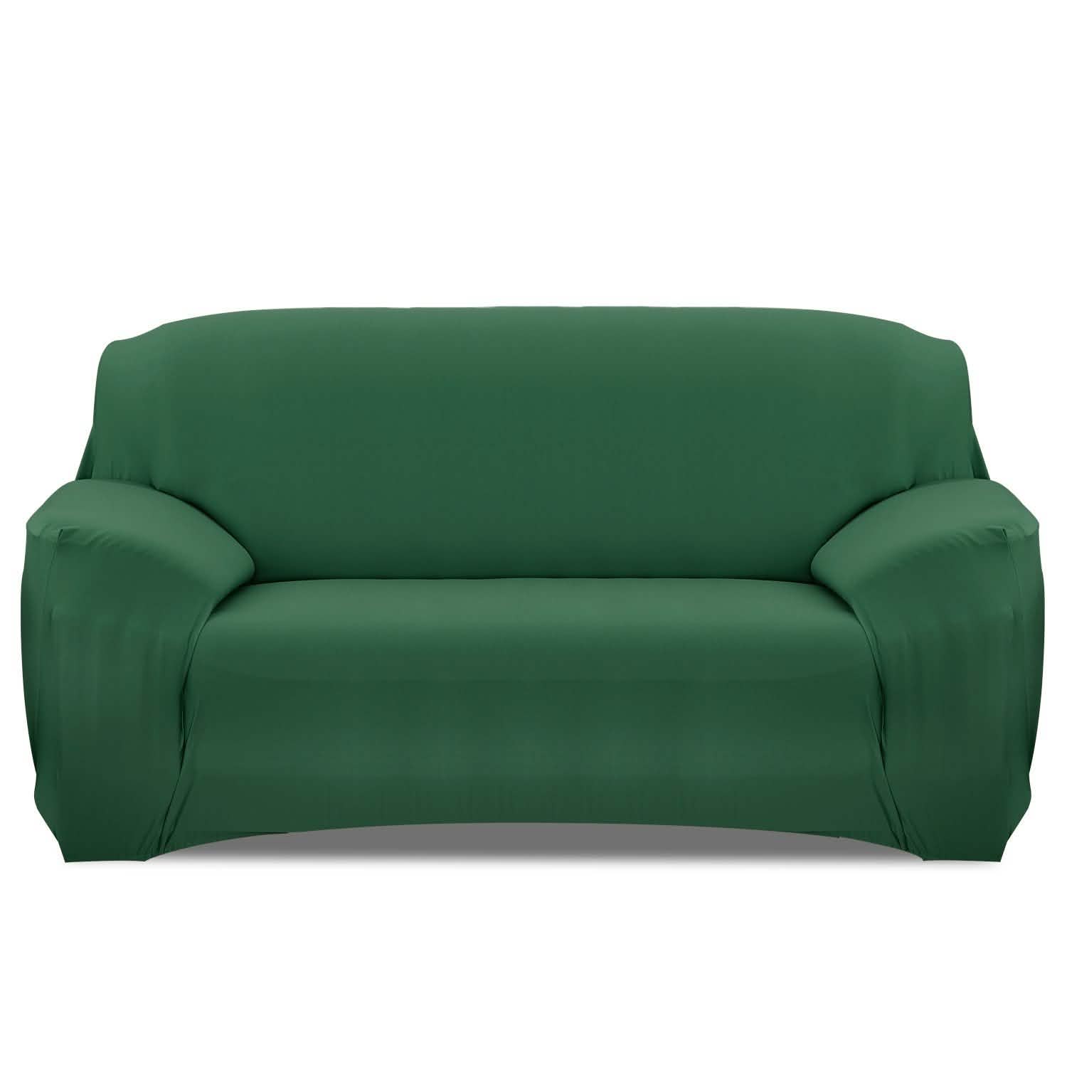 Printed Stretch Sofa Cover Sofa Dark Green Furniture & Decor - Tophatter Daily Deals