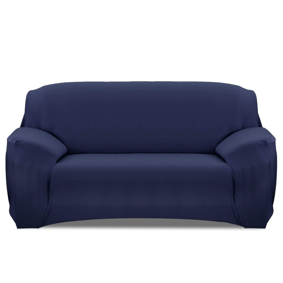 Printed Stretch Sofa Cover Sofa Navy Blue Furniture & Decor - Tophatter Daily Deals