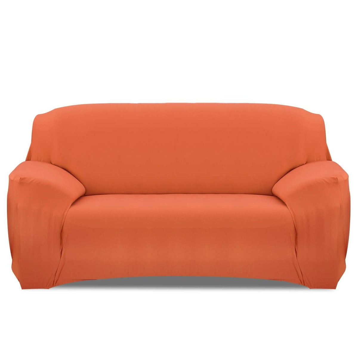 Printed Stretch Sofa Cover Sofa Orange Furniture & Decor - Tophatter Daily Deals